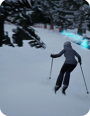 Snow Skate Stimulator Game